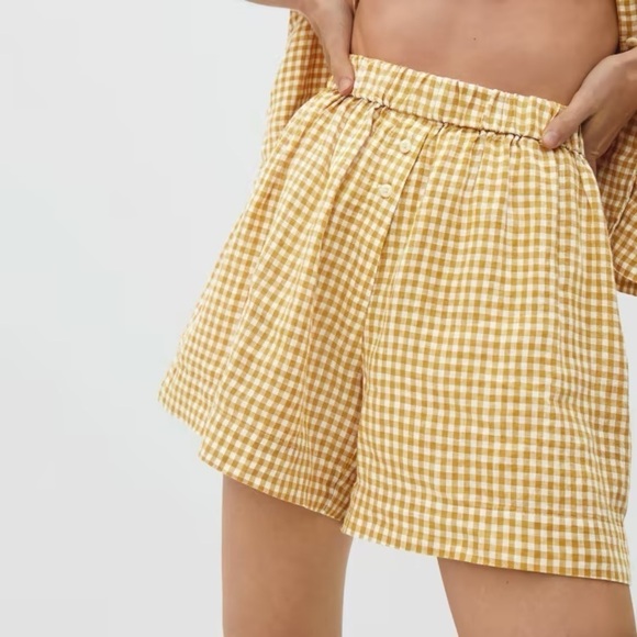 Everlane The Linen Boxer Short in Golden Hour SZ Small NWOT -Sold Out Online - Picture 3 of 10